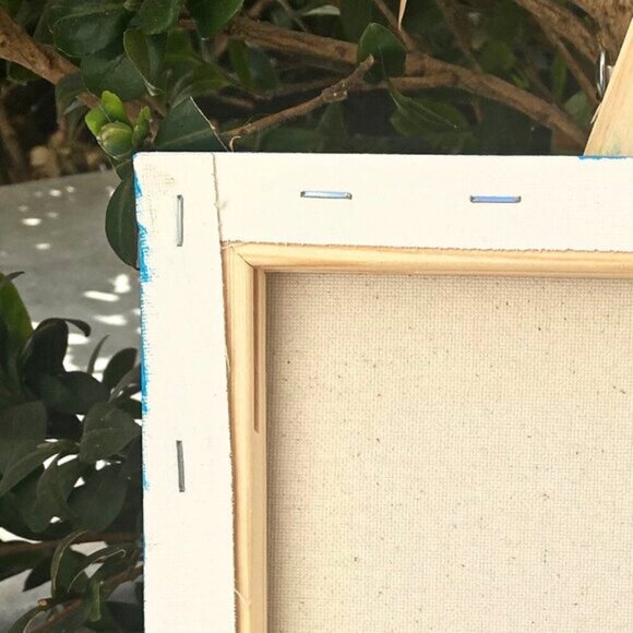 💜 Deer Abstract Painting Original and Hand-painted Artwork Canvas Wild Animal - Picture 6 of 7